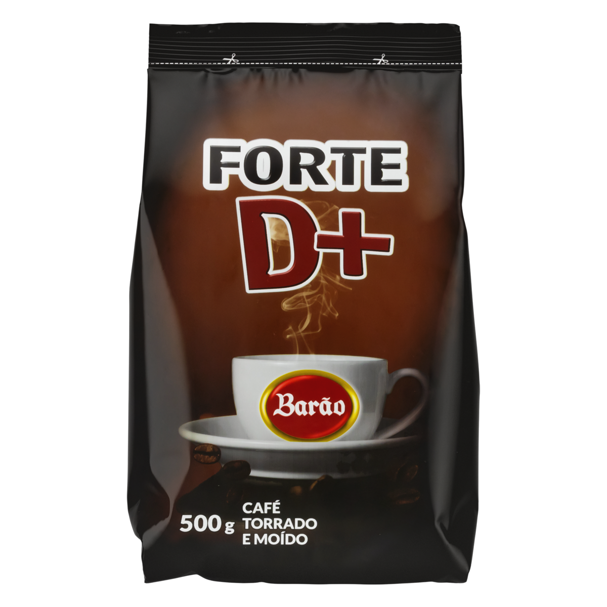 7896348300581 - CAFÉ TORRADO E MOÍDO FORTE D+ PACOTE 500G