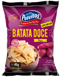 7896376301017 - CHIPS BATATA DOCE MISTER POTEITO 45G