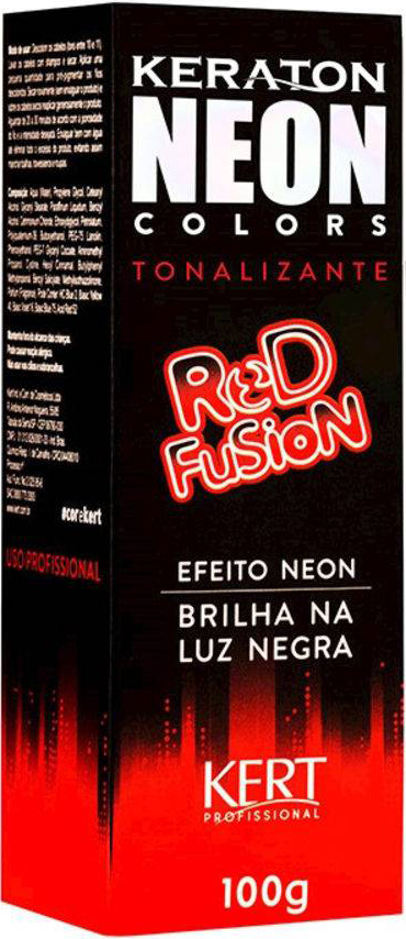 7896380606306 - TINT KERATON NEON COLORS 100 RED FUSION
