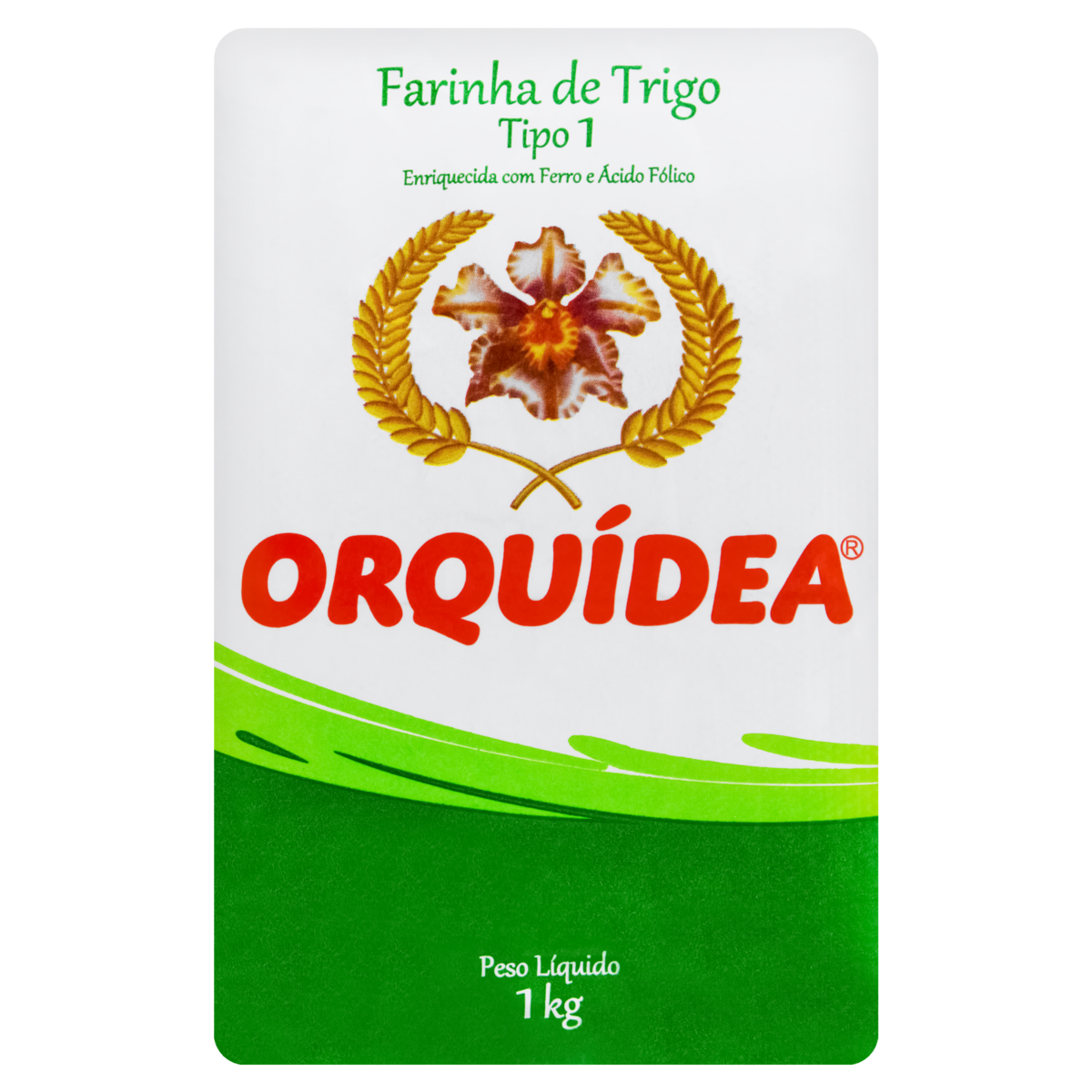 7896412819520 - FARINHA DE TRIGO TIPO 1 ORQUÍDEA PACOTE 1KG
