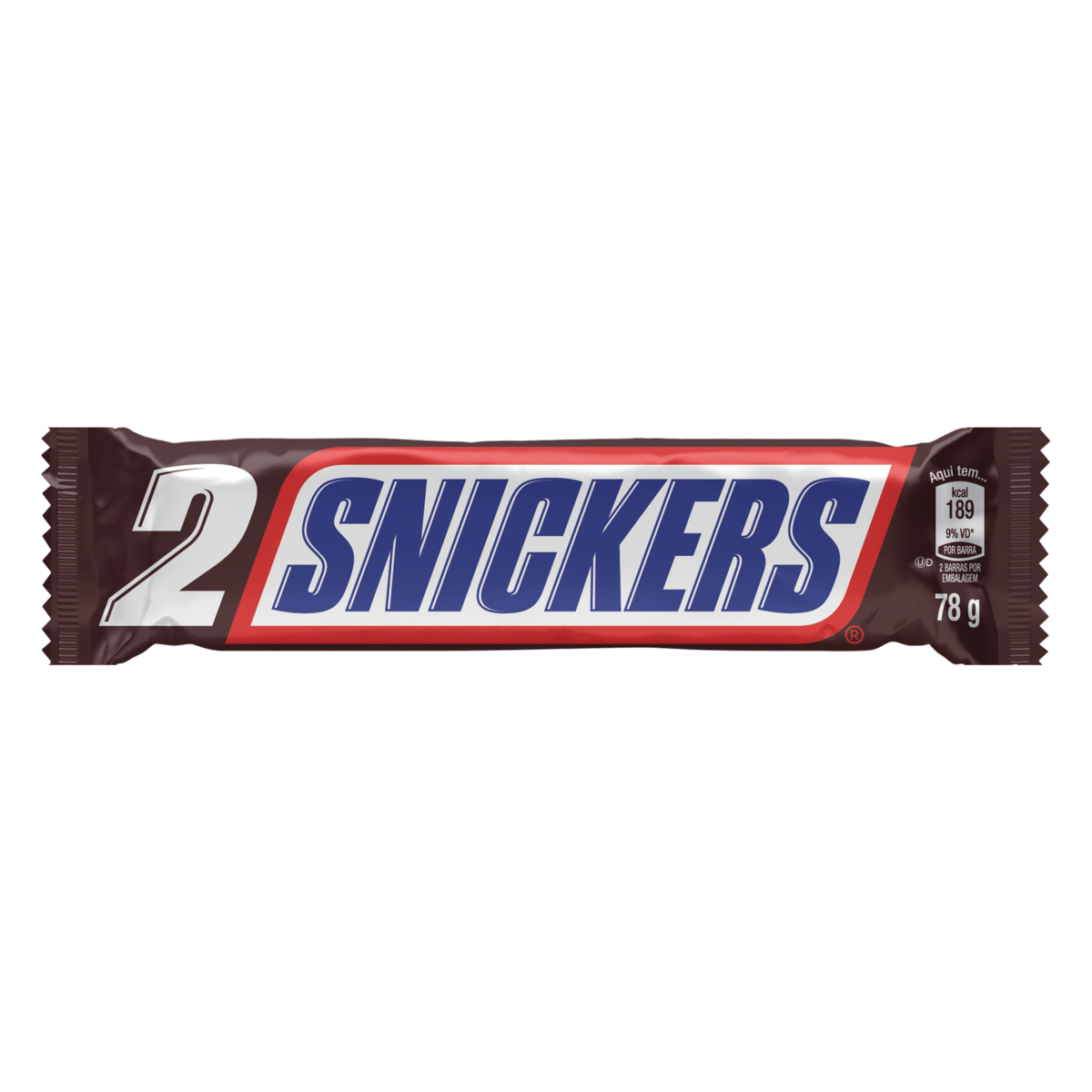 7896423420326 - CHOCOLATE SNICKERS PACOTE 78G 2 UNIDADES