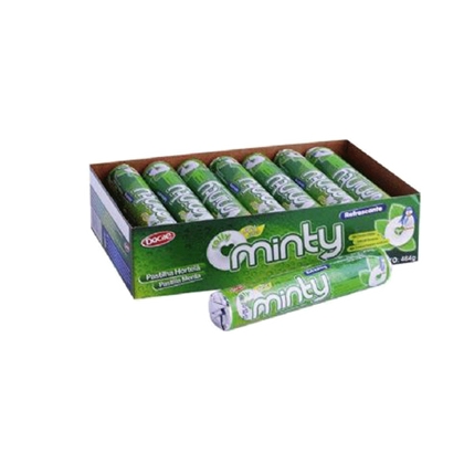 7896451906465 - PASTILHA ROLLY MINTY DOCILE HORTELÃ 16UNIDADE