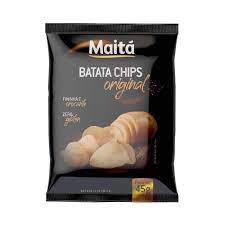 7896480667160 - BATATA CHIPS MAITA LISA NATURAL 45G