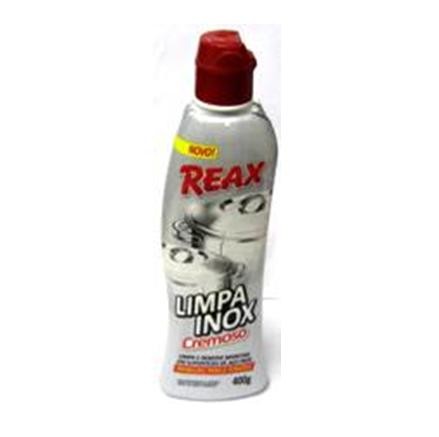 7896495001256 - LIMPA INOX CREMOSO REAX FRASCO 400G