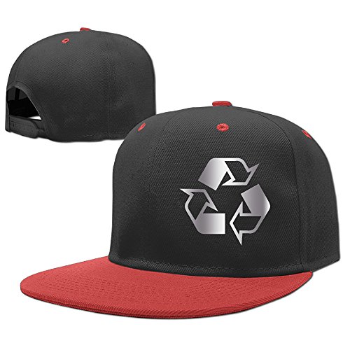 7896508717310 - KIDS RECYCLE TRUCK PLATINUM STYLE HIP-HOP BASEBALL CAP RED