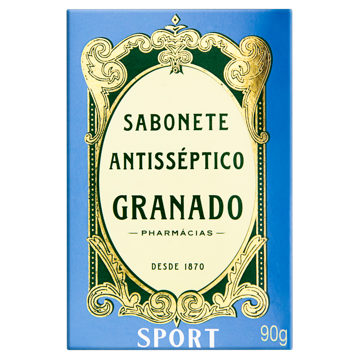 7896512910943 - SABONETE BARRA ANTISSÉPTICO GRANADO SPORT CAIXA 90G