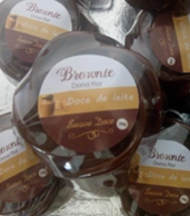 7896517659342 - BROWNIE DONA FLOR DOCE LEITE 70G SUAVE DOCE