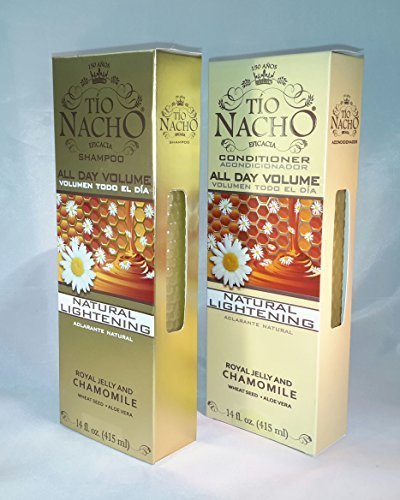 0789655951850 - TIO NACHO ALL DAY VOLUME NATURAL LIGHTENING SHAMPOO AND CONDITIONER DUO 14 OZ BY TIO NACHO