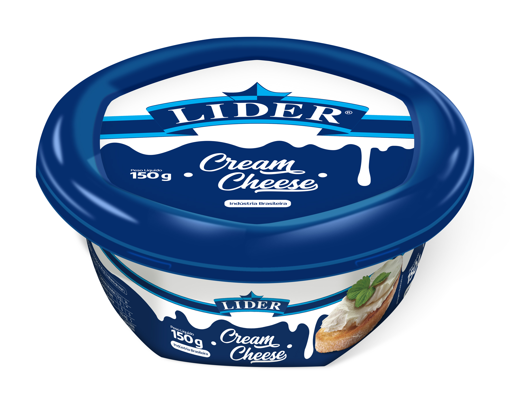 7896569400046 - CREAM CHEESE LIDER POTE 150G