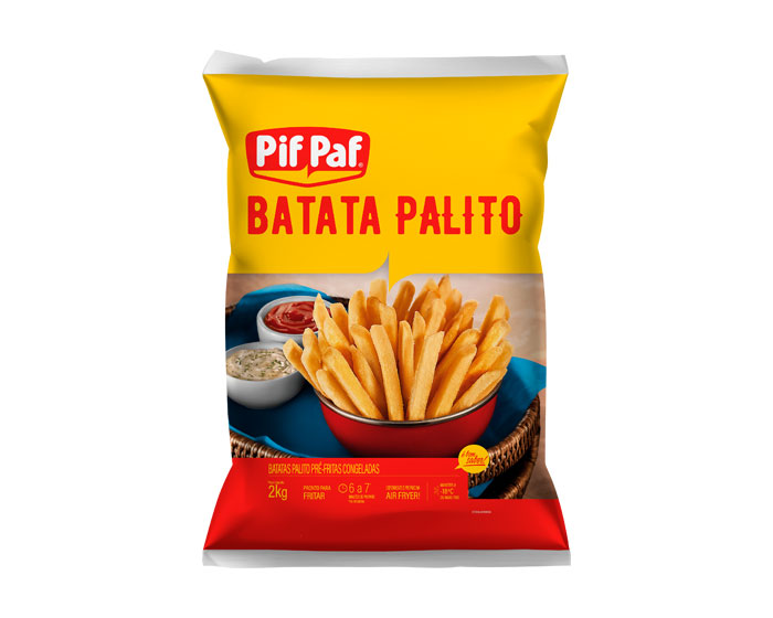 7896581339096 - BATATA PALITO PRE-FRITA PIF PAF 2KG