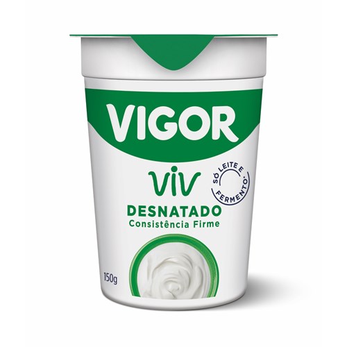 7896625210749 - IOGURTE DESNATADO VIGOR VIV COPO 150G