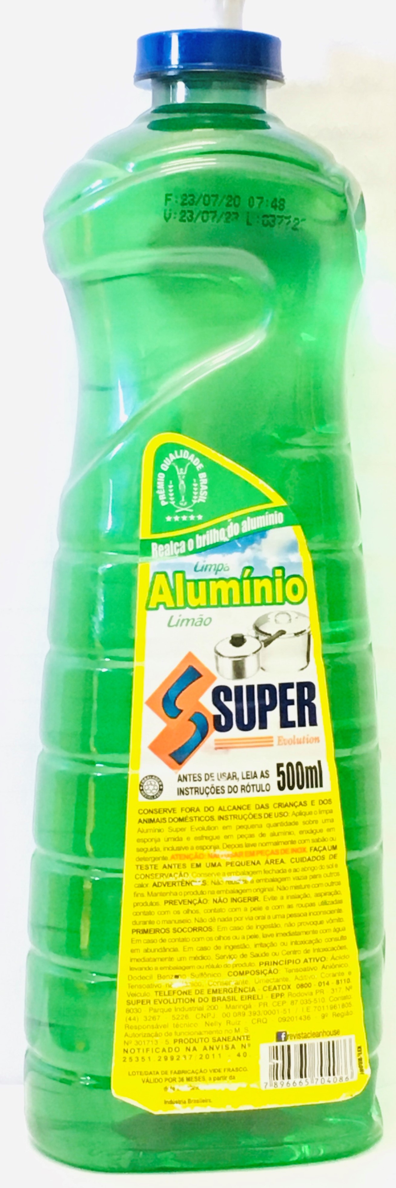7896665704086 - LIMPA ALUMINIO LIMAO SUPER CLEAN