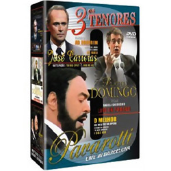7896748219247 - DVD COLEÇÃO: OS TRÊS TENORES - 3 DVDS