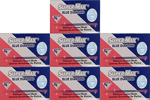 7896789876805 - 35 SUPER-MAX BLUE DIAMOND DOUBLE EDGE RAZOR BLADES