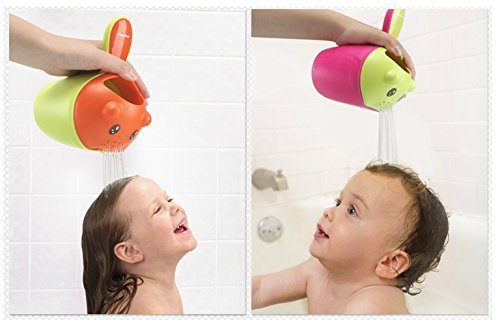 7896871255518 - BABY BATH WATER SCOOP PLASTIC CUP SHAMPOO RINSE CUP BAILER FOR KIDS TODDLERS BABY BOYS GIRLS SHOWER