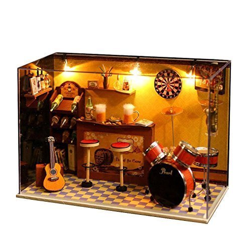 7896871256515 - DIY WOODEN MINIATURE DOLL HOUSE FURNITURE TOY MINIATURE PUZZLE MODEL HANDMADE DOLLHOUSE CREATIVE BIRTHDAY GIFT-EUROPEAN STORES - LOVE CAKE