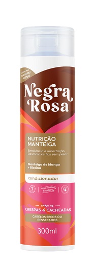 7896902288201 - CONDICIONADOR NEGRA ROSA NUTRIÇÃO MANTEIGA FRASCO 300ML