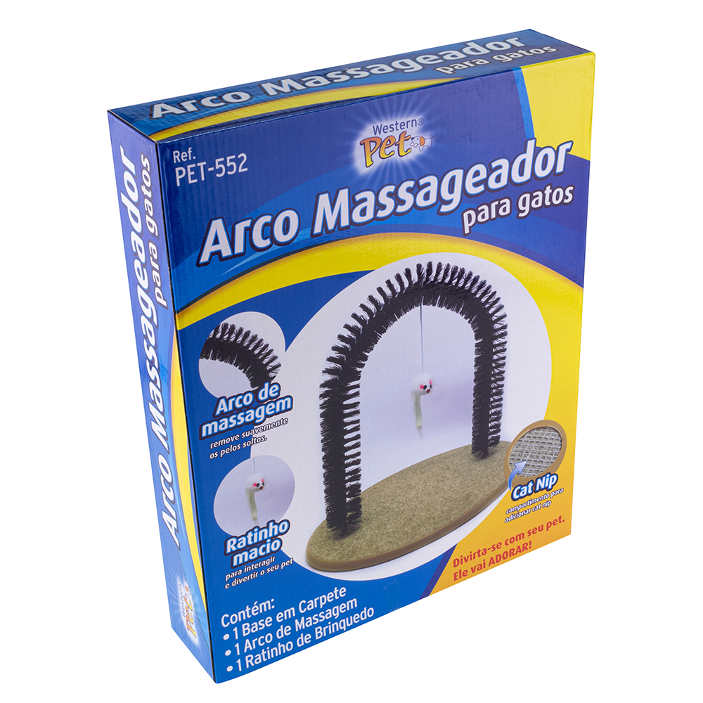 7896980415766 - ARCO MASSAGEADOR WESTERN PET PARA GATOS