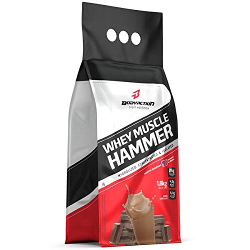 7897104907006 - WHEY MUCLE HAMMER CHOCOLATE 1,8KG - BODY ACTION