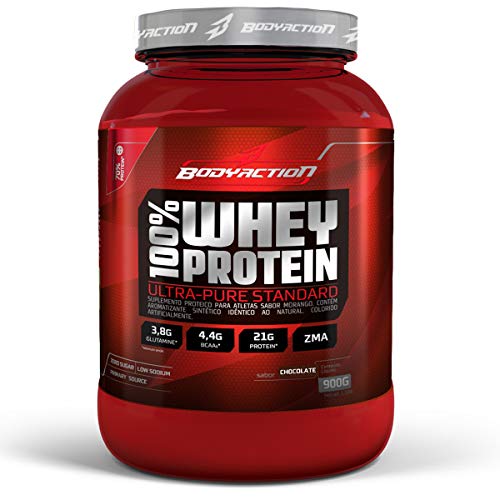 7897104907297 - 100% WHEY PROTEIN - 900G - BODY ACTION