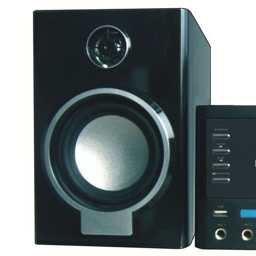 7897181902703 - MICRO SYSTEM COM DVD PLAYER - MD270 - 25W RMS, KARAOKÊ, C/MP3, ENTRADA USB - LENOXX