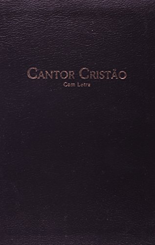 7897185852424 - CANTOR CRISTÃO GRANDE COM LETRA - CAPA FLEXÍVEL PRETO (EM PORTUGUESE DO BRASIL)