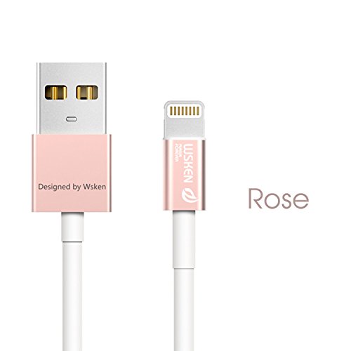 7897243678508 - WSKEN MINI METAL MAGNETIC LIGHTNING USB INTELLIGENT CABLE DATA SYNC CHARGER CORD FOR APPLE IPHONE 6 6S PLUS IPAD MINI 2 3 4 AIR SUPPORT ABOVE IOS 9.1-ONE CABLE ONE MATEL PLUG-SILVER (ROSE-GOLDEN)