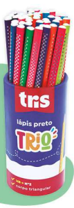 7897476660349 - LAPIS TRIS PTO TRIO TRIANG. PT 48UNIDADE