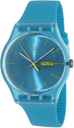 7897557183118 - SWATCH MEN'S SUOL700 WATCH WITH TURQUOISE BAND