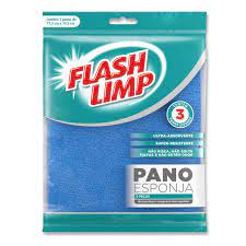 7897753666149 - PANO ESPONJA FLASH LIMP C 3PCS