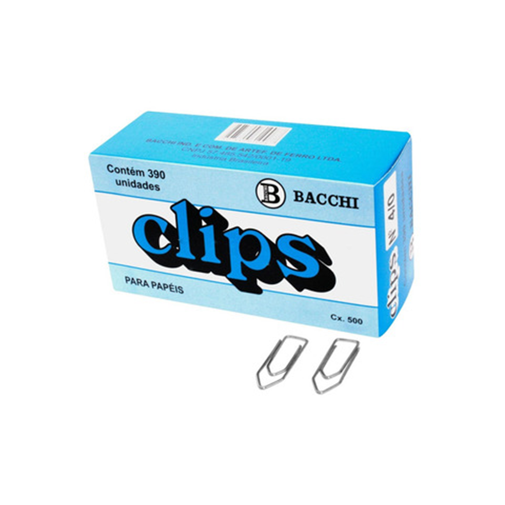 7897849608091 - CLIPS P/PAPEIS BACCHI N 6 C/50