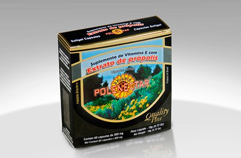 7897930501447 - POLENECTAR BRAZIL GREEN BEE PROPOLIS 60 SOFTGELS 300MG - NEW PACKAGING STARTING FROM 2015
