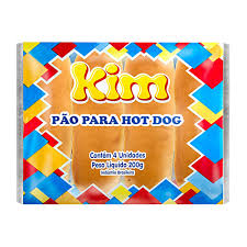 7897972000106 - PÃO PARA HOT-DOG KIM PACOTE 200G