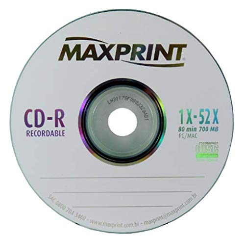 7897975029531 - CD-R TUBO MAXPRINT
