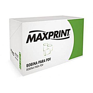 7897975065775 - Bobina PDV 57X22 Térmica 1 Via Caixa Com 30 Bobinas Maxprint