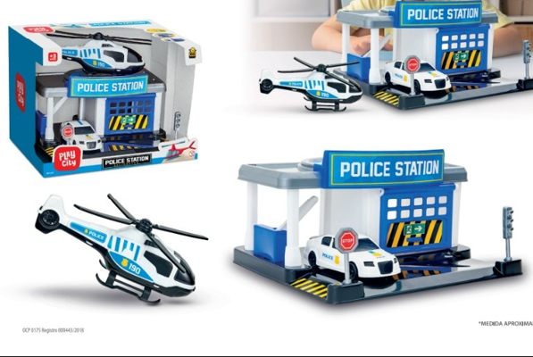 7898002436209 - POLICE STATION HELICOPTER BS TOYS
