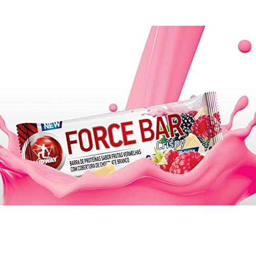 7898008498430 - BARRA PROT FORCE BAR CRISPY MIDWAY 90G COCO/ABACAXI