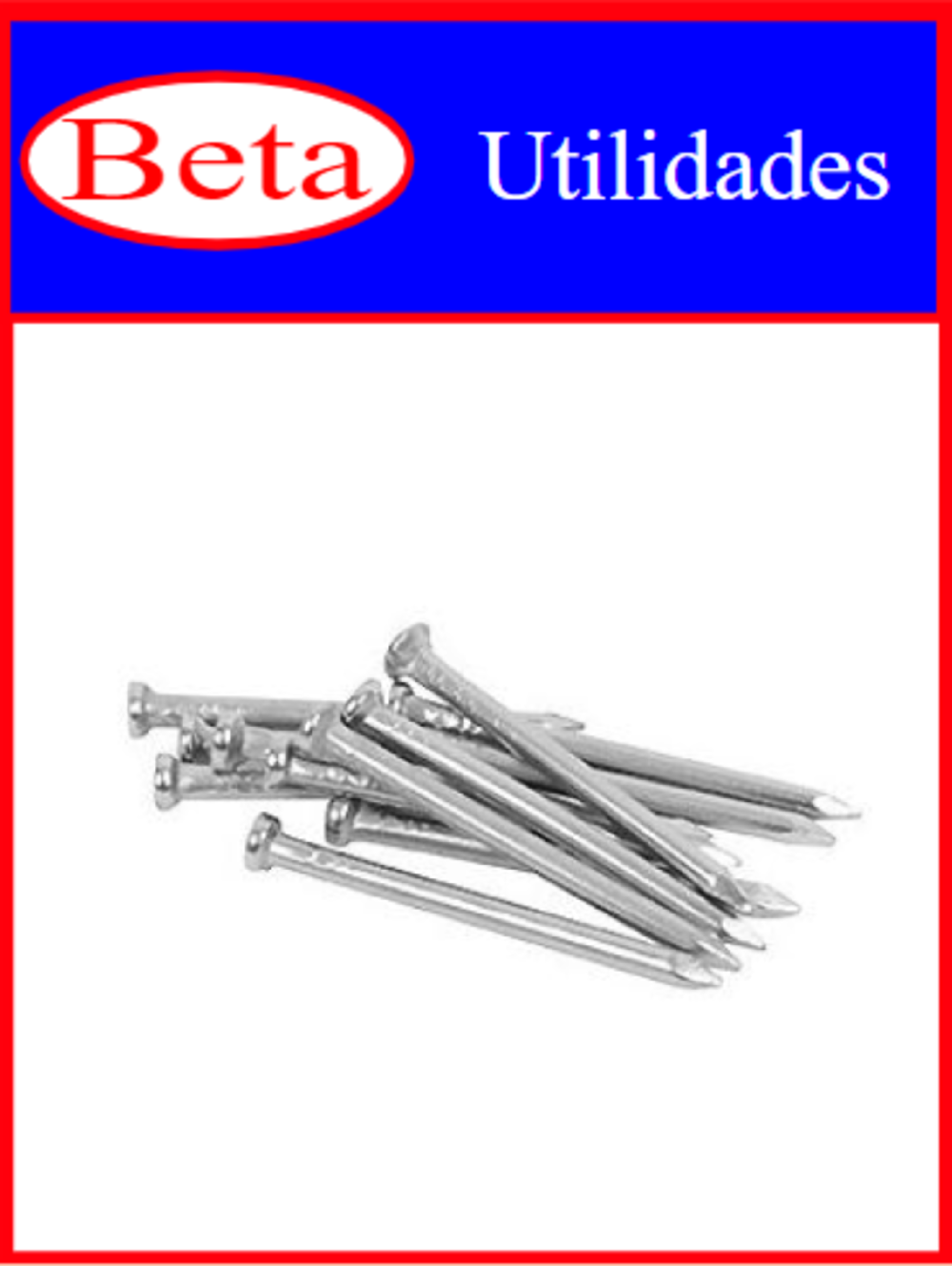 7898021401103 - BETA UTILIDADES PREGO 17X21 C/ 15UN