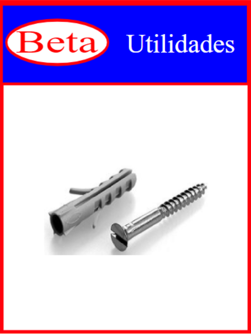 7898021401233 - BETA UTILIDADES PARAFU C/ BUCHA 10 C/4