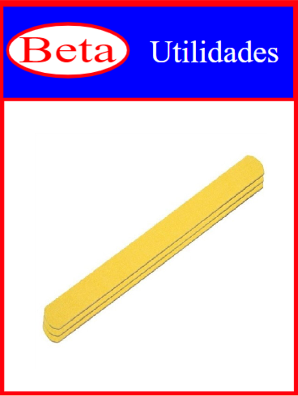 7898021403459 - BETA UTILIDADES LIXA P/ UNHAS C/ 6UND