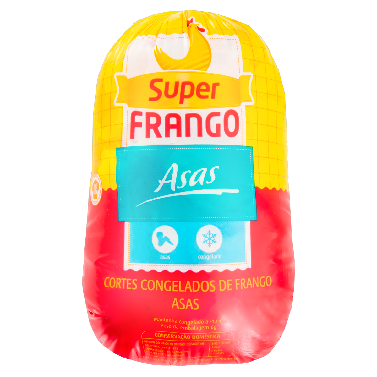 7898040080075 - ASA DE FRANGO CONGELADA SUPER FRANGO
