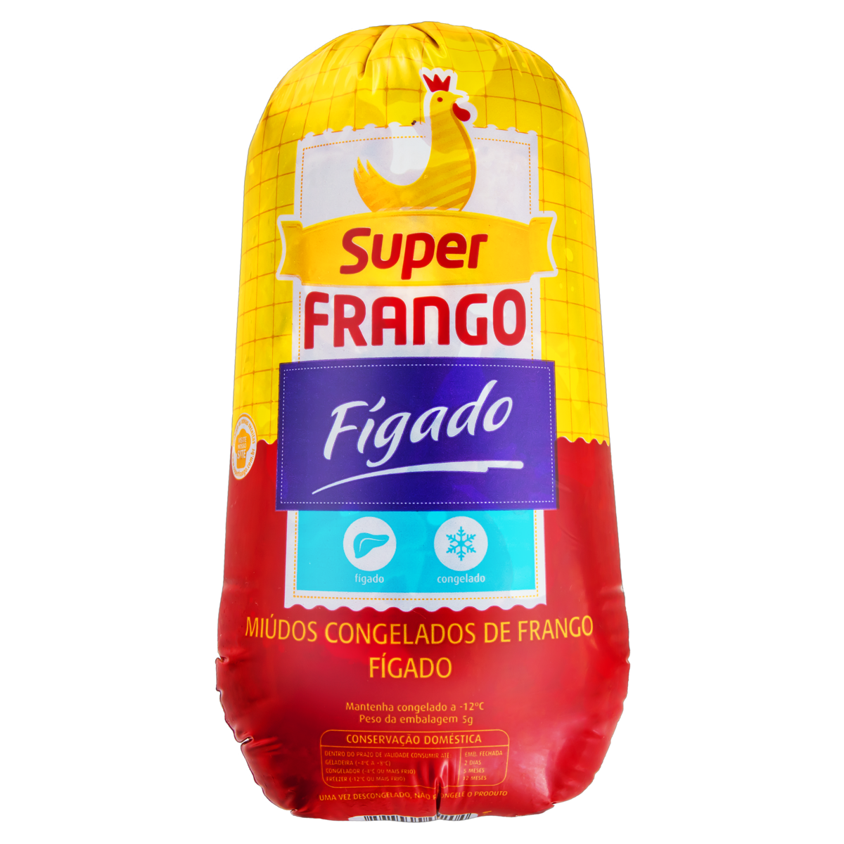 7898040080204 - FÍGADO DE FRANGO CONGELADO SUPER FRANGO