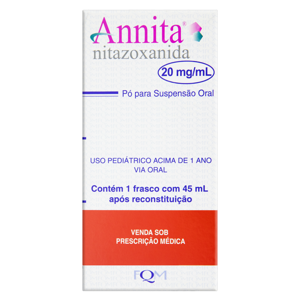 Annita Nitazoxanida 45mL - Uso Oral