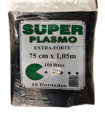 7898070132003 - SACO LIXO SUPER PLASMO C/12