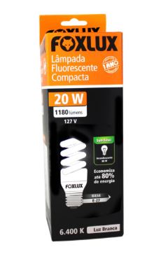 7898105778213 - LAMPADA FOXLUX FLUOR MINI ESP 20W