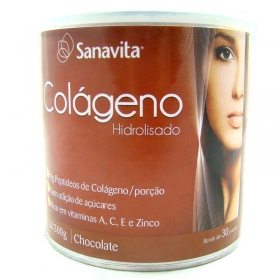 7898132542085 - COLÁGENO HIDROLISADO SANAVITA SABOR CHOCOLATE