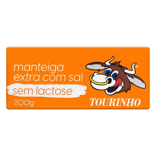 7898133621604 - MANTEIGA EXTRA COM SAL ZERO LACTOSE TOURINHO 200G