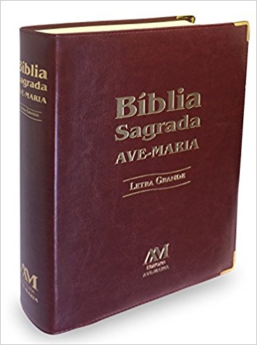 7898140424397 - BIBLIA SAGRADA LETRA GRANDE - 1360G - AVE MARIA