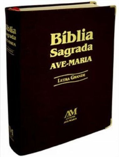 7898140424786 - BIBLIA LETRA GRANDE PRETA - 1360G - AVE MARIA