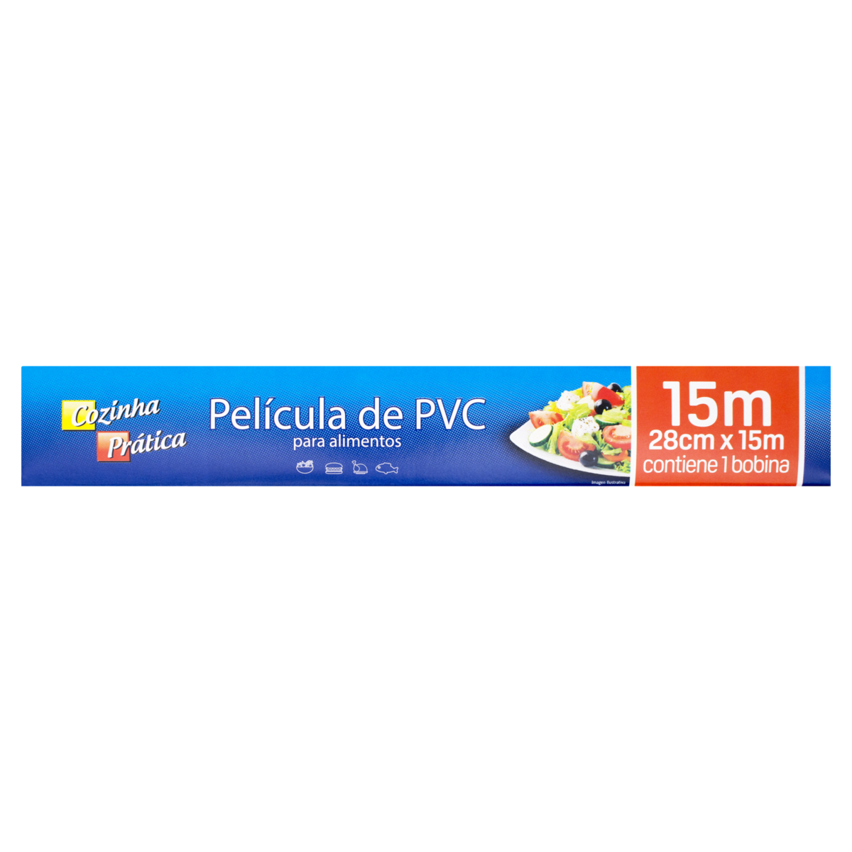 7898141120359 - FILME PVC COZINHA PRÁTICA 28CM X 15M